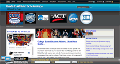 Desktop Screenshot of guidetoathleticscholarships.com